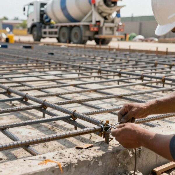 Jak łączyć zbrojenie w fundamentach: zakłady, strzemiona i wiązanie drutem — praktyczny poradnik