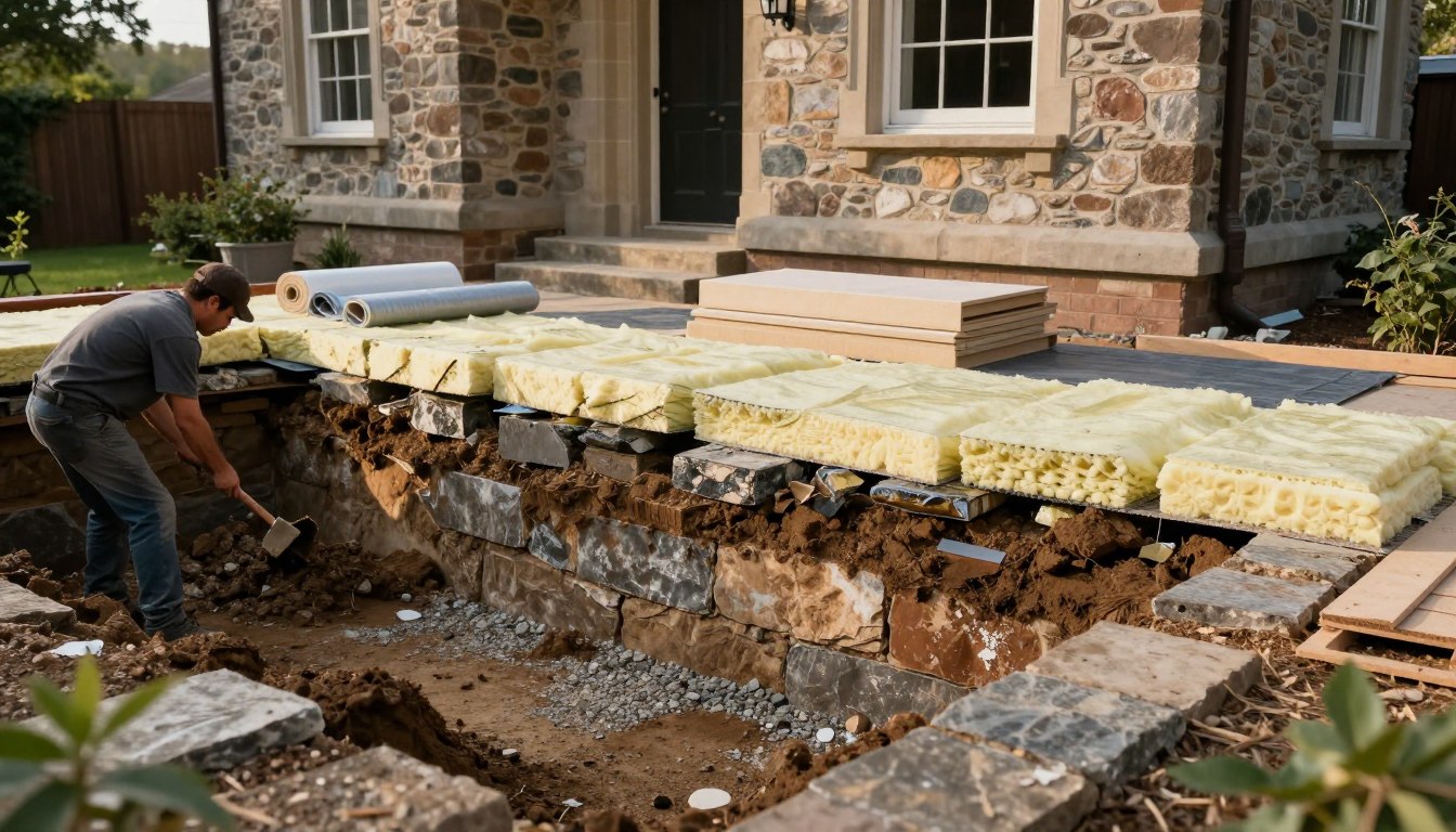 Jak ocieplić fundament starego domu