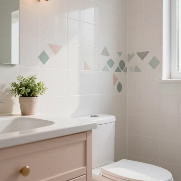 Jak odnowić łazienkę nie wymieniając kafelków: malowanie, naklejki, renowacja fug — metamorfoza bez kucia