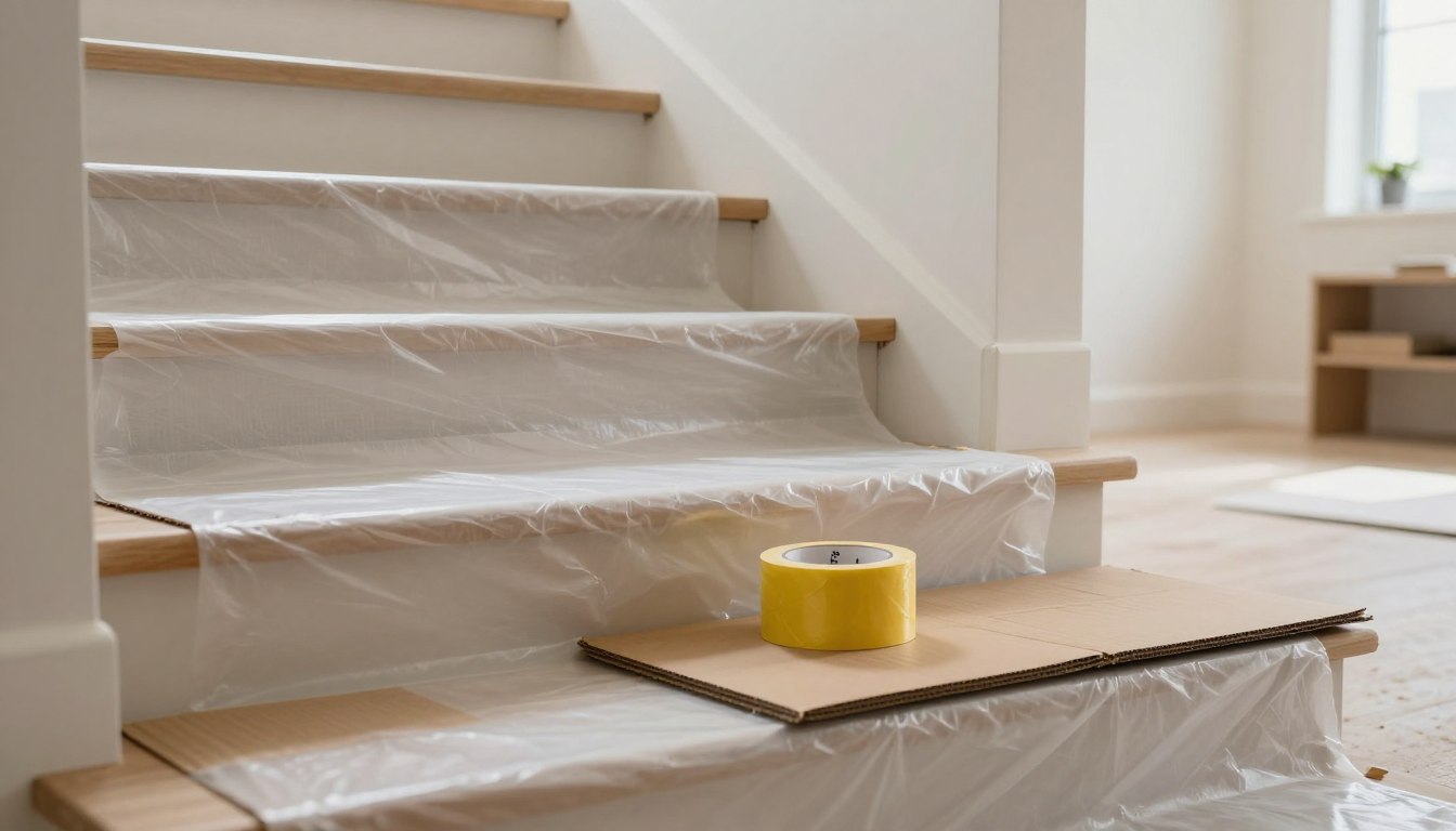 Jak zabezpieczyć schody przed remontem