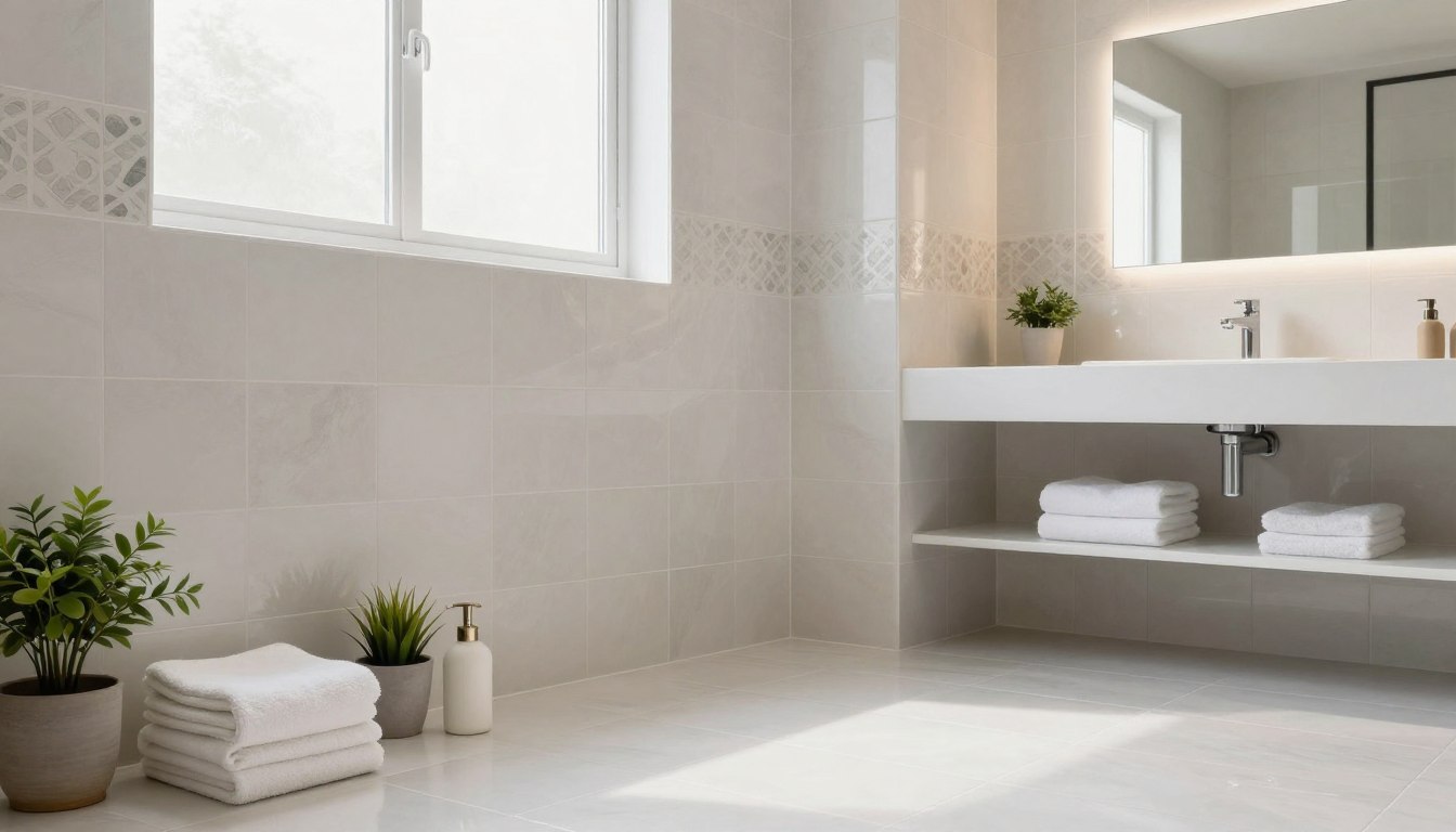 Co położyć na płytki w łazience