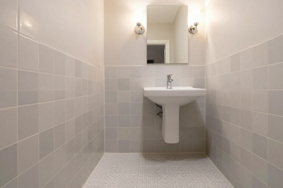 Do jakiej wysokości płytki w małej łazience