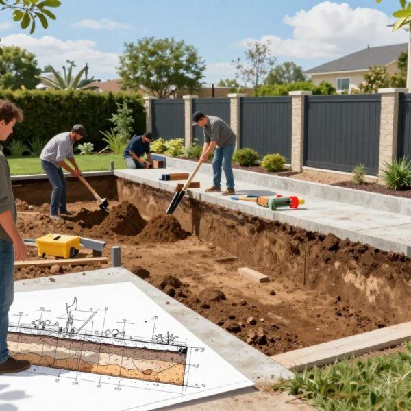 Jak głęboki fundament pod ogrodzenie
