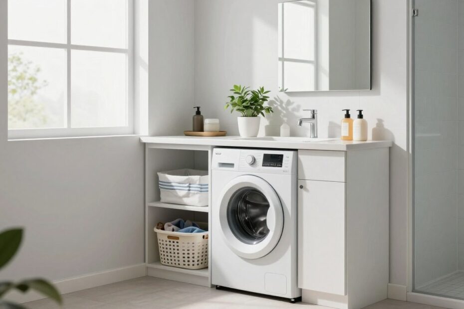 Jak urządzić małą łazienkę z pralką