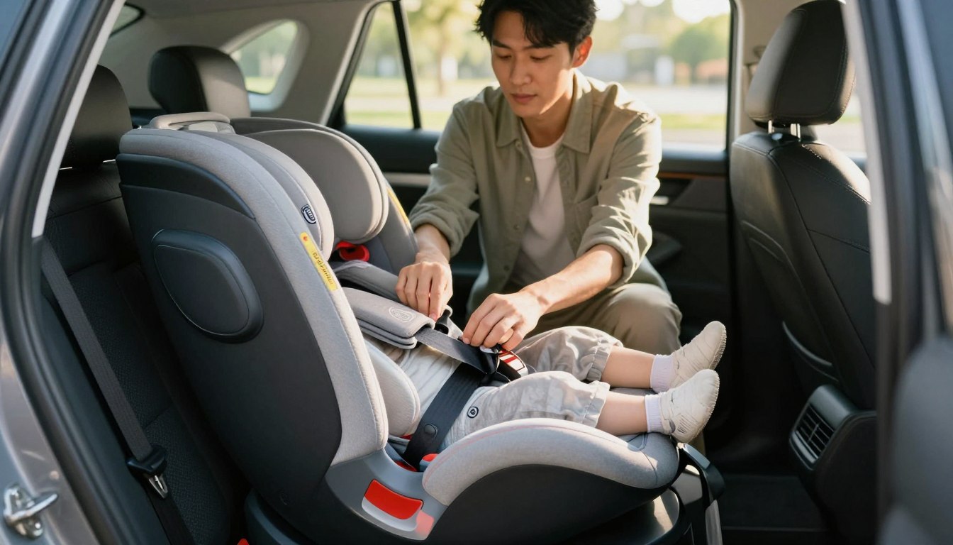 Jak zamontować fotelik z ISOFIX na przednim siedzeniu