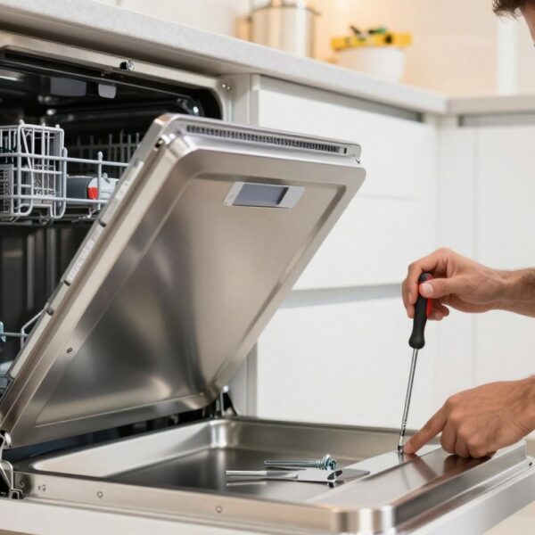 Jak zamontować front do zmywarki Whirlpool, żeby działał lekko i równo?