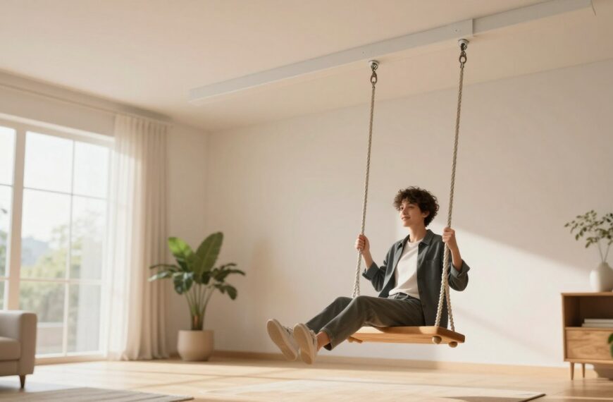 Jak zamontować huśtawkę do sufitu