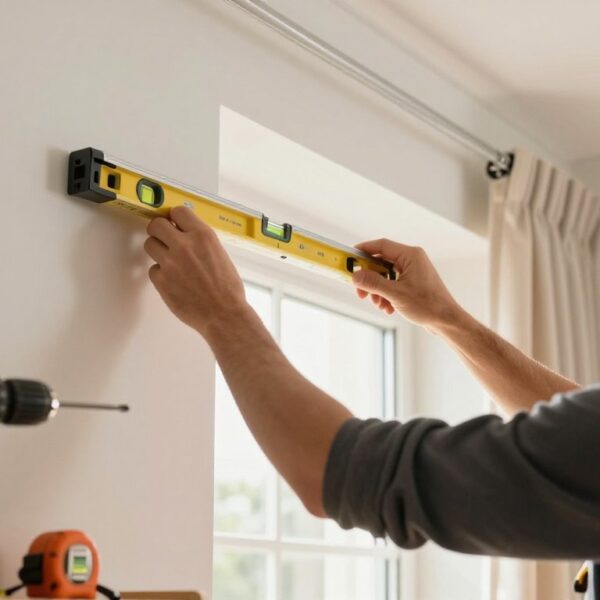 Jak zamontować karnisz prosto i stabilnie, żeby zasłony dobrze się układały?