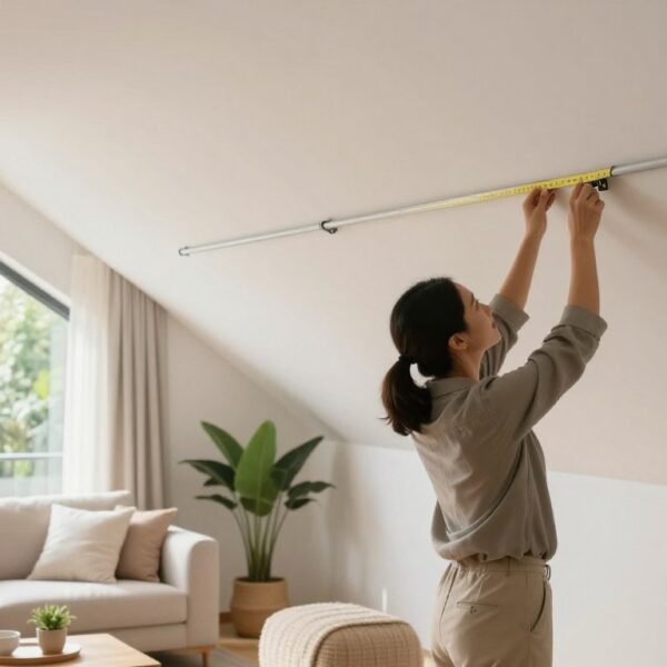 Jak zamontować karnisz na skosach