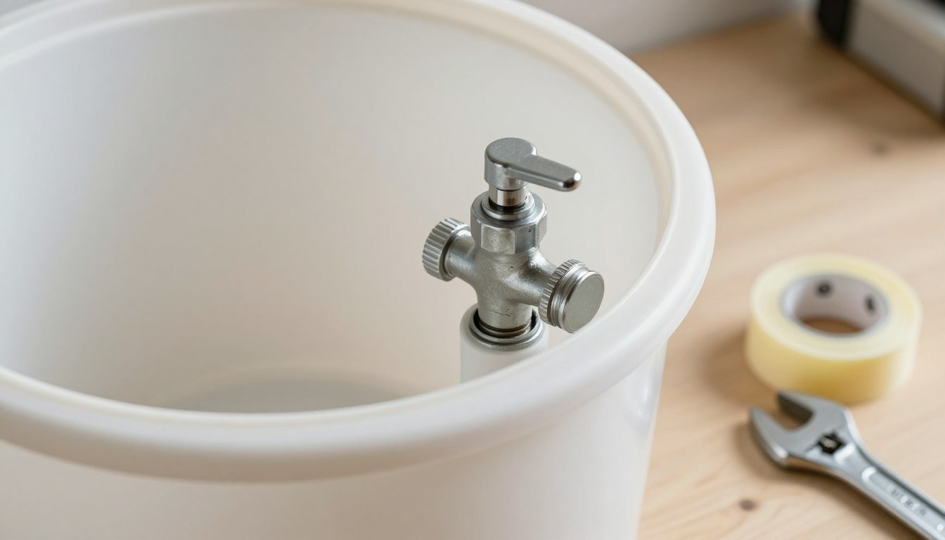 Jak zamontować kran do beczki plastikowej