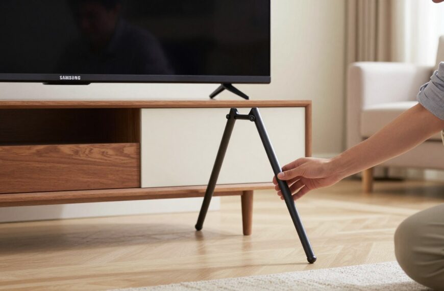 Jak zamontować nóżki do telewizora Samsung