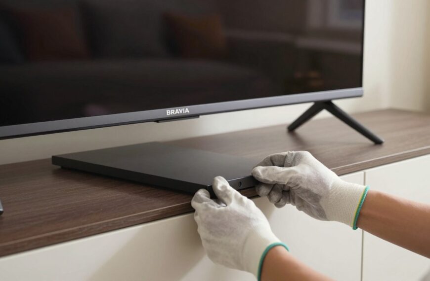 Jak zamontować nóżki do telewizora Sony Bravia