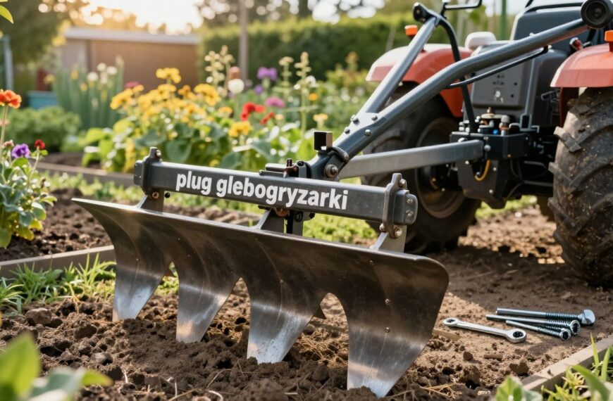 Jak zamontować pług do glebogryzarki